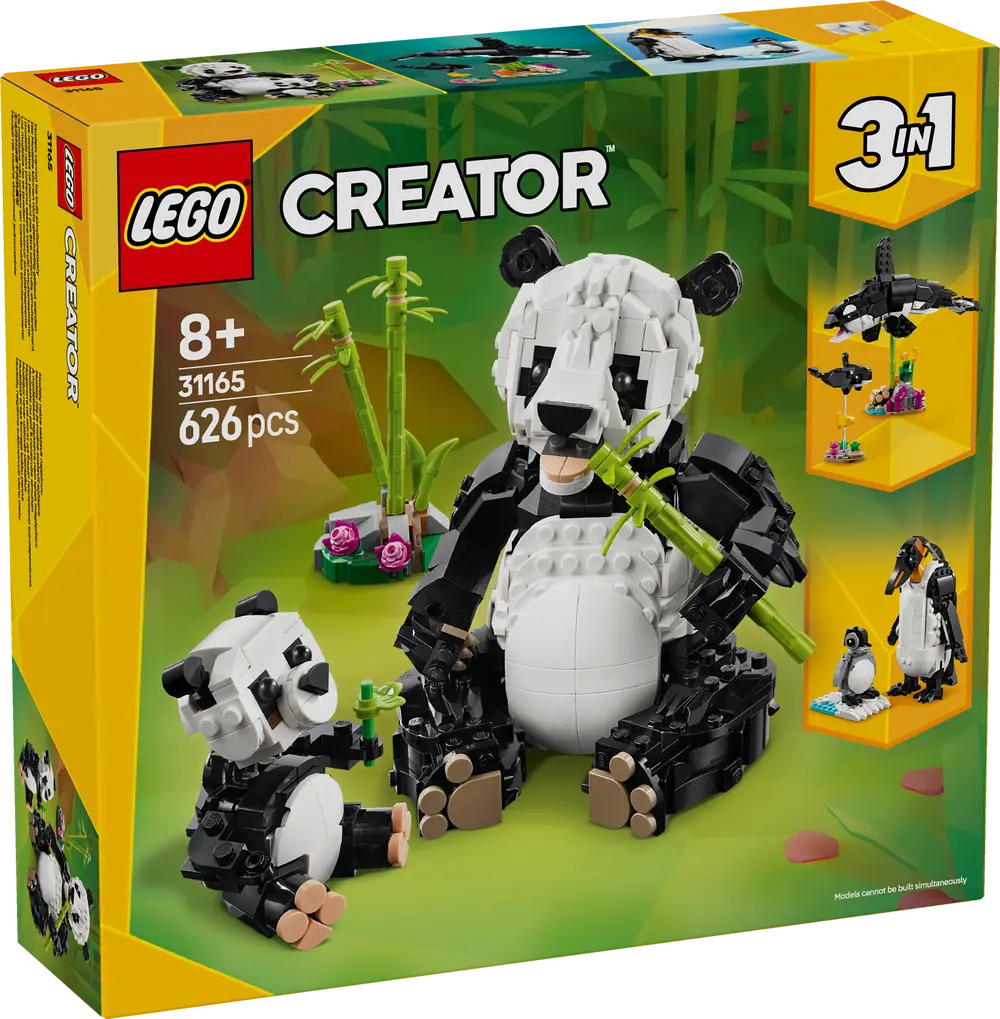 Ville dyr: Pandafamilie (31165)