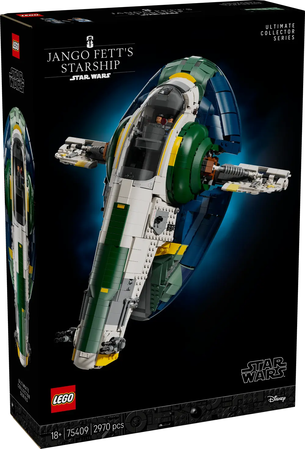Jango Fetts Firespray-stjerneskip (Slave I) [SI] (Spesialimport) (75409)