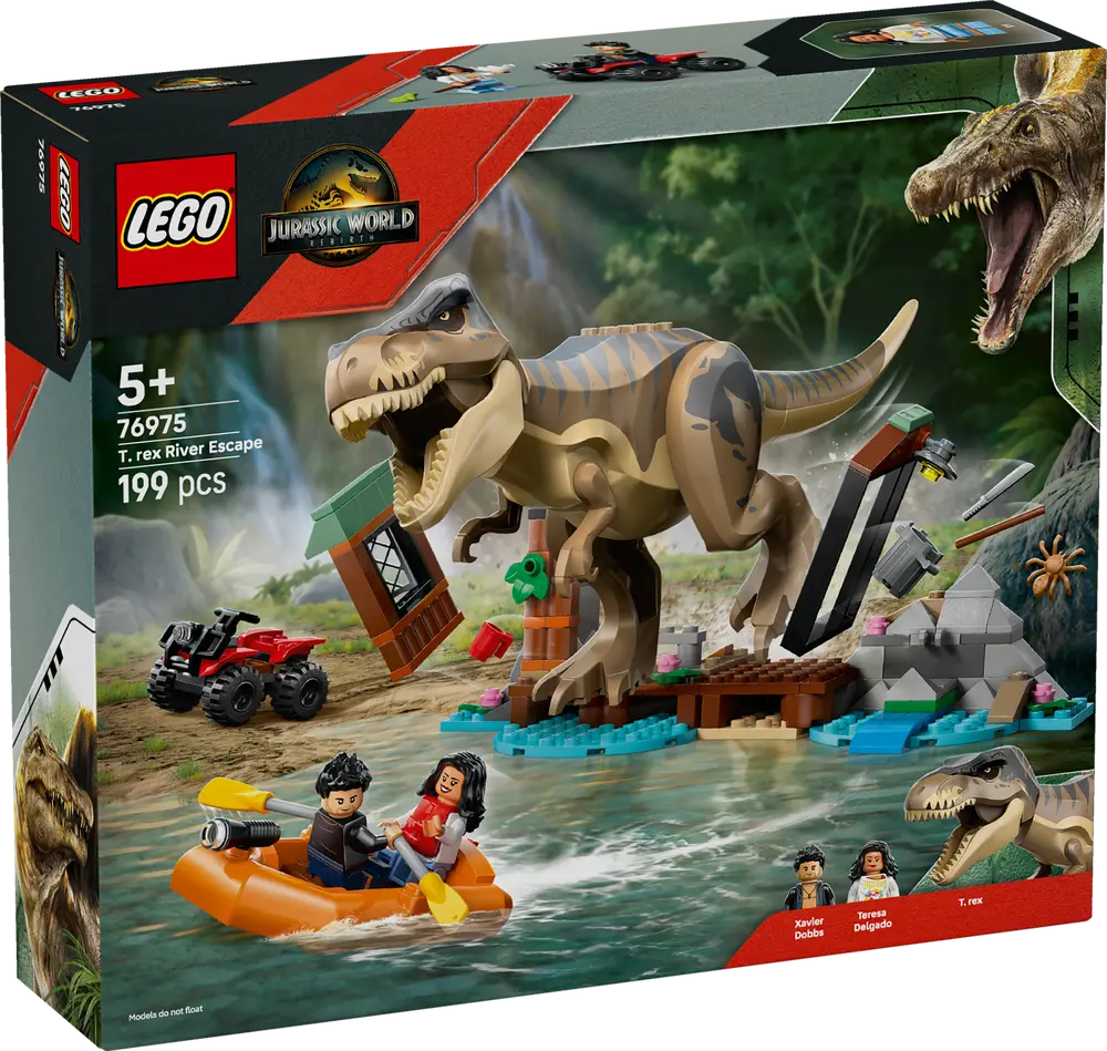 På flukt fra T-rex (76975)