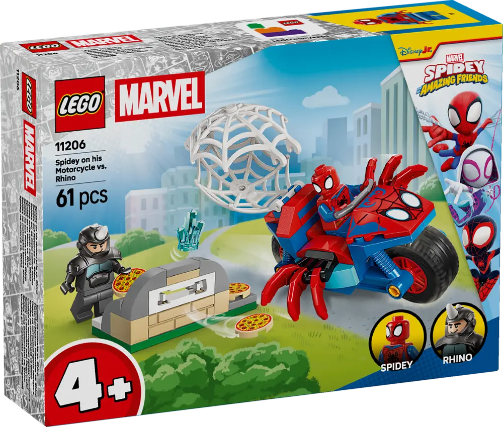 Spidey på motorsykkel mot Rhino (11206)