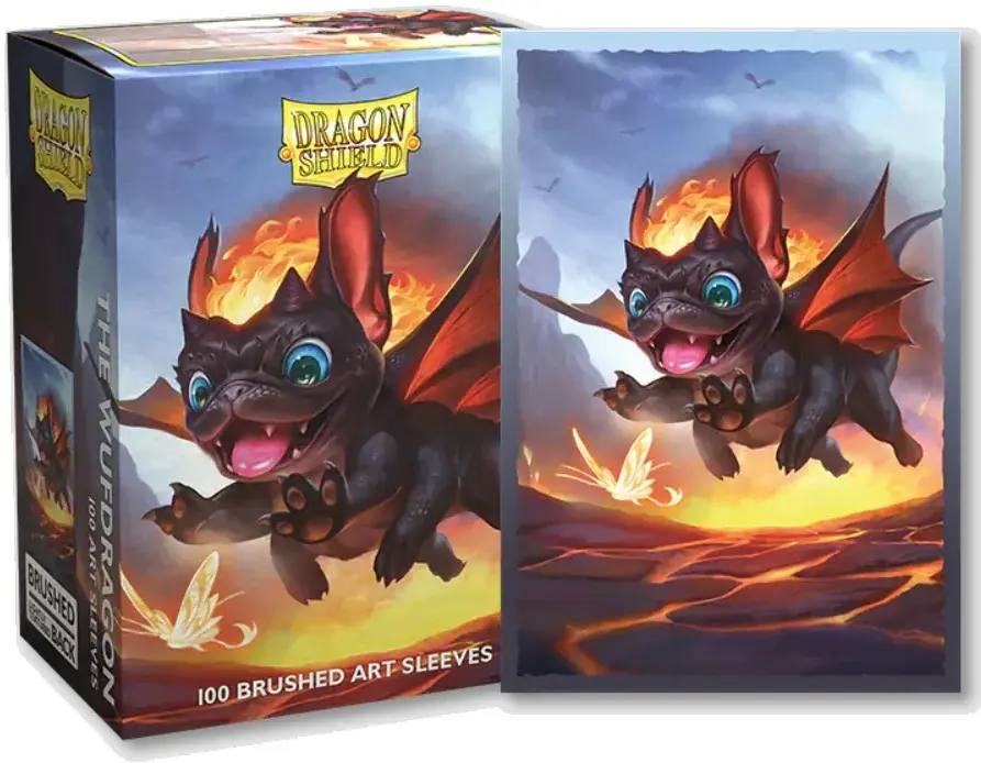 Brushed Art Wufdragon Standard Size Dragon Shield Sleeves (100)
