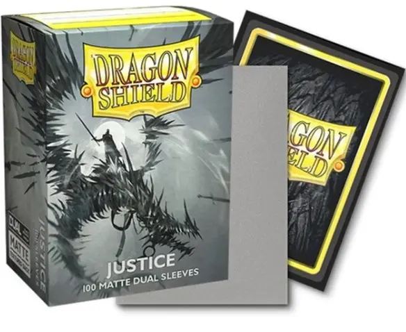 Dual Matte Justice Standard Size Sleeves (100) Kortlommer