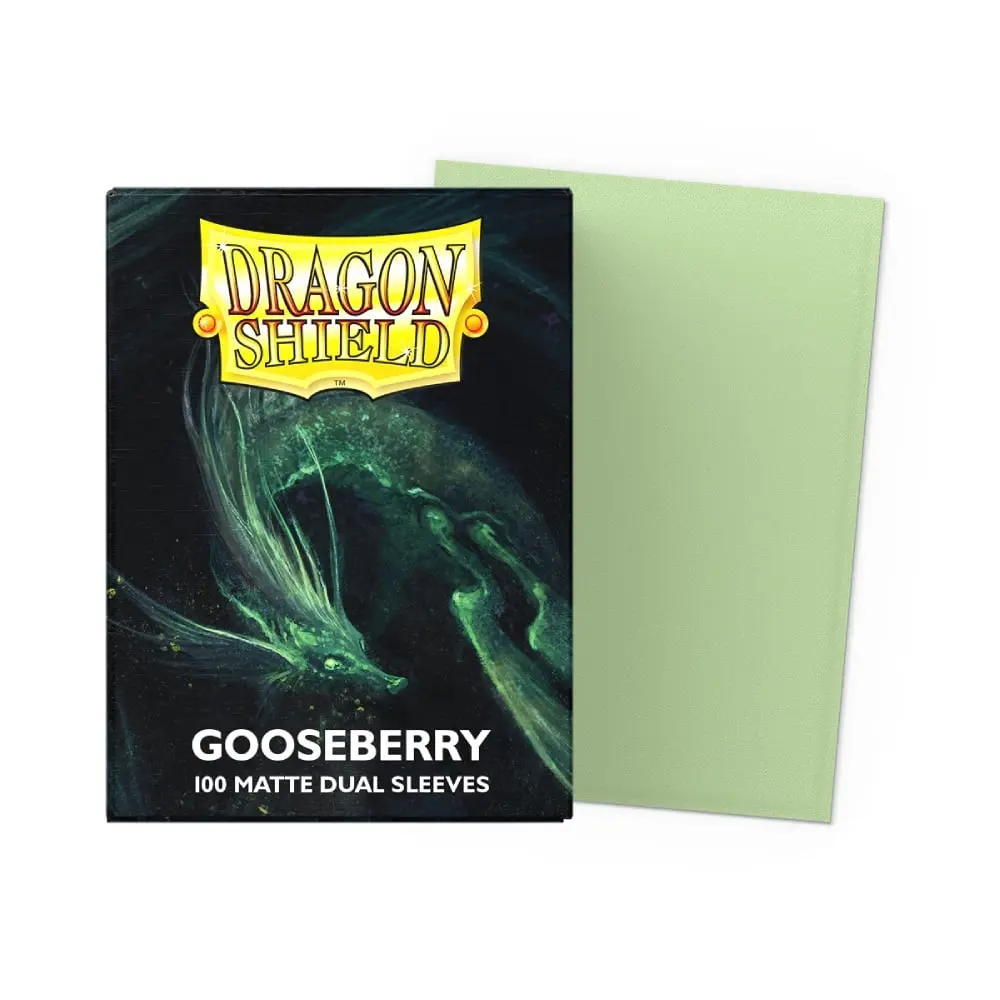 Matte Dual Pastel Gooseberry Standard Size Dragon Shield Sleeves (100)