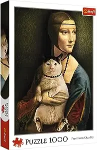 Lady With a Cat Puzzle (1000)