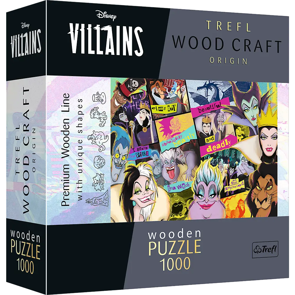 Villains Reunion Wooden Puzzle (1000)