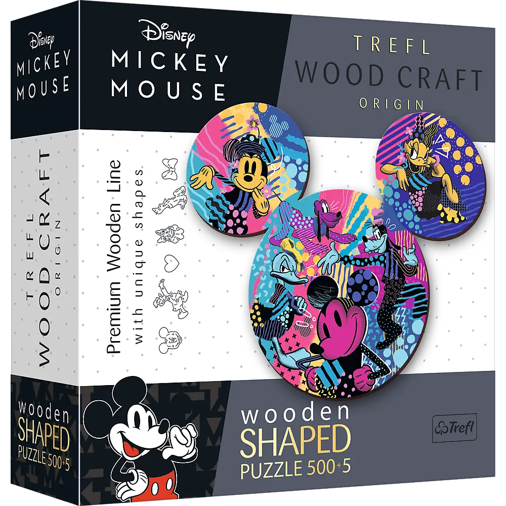 Iconic Mickey Mouse Wooden Puzzle (505)
