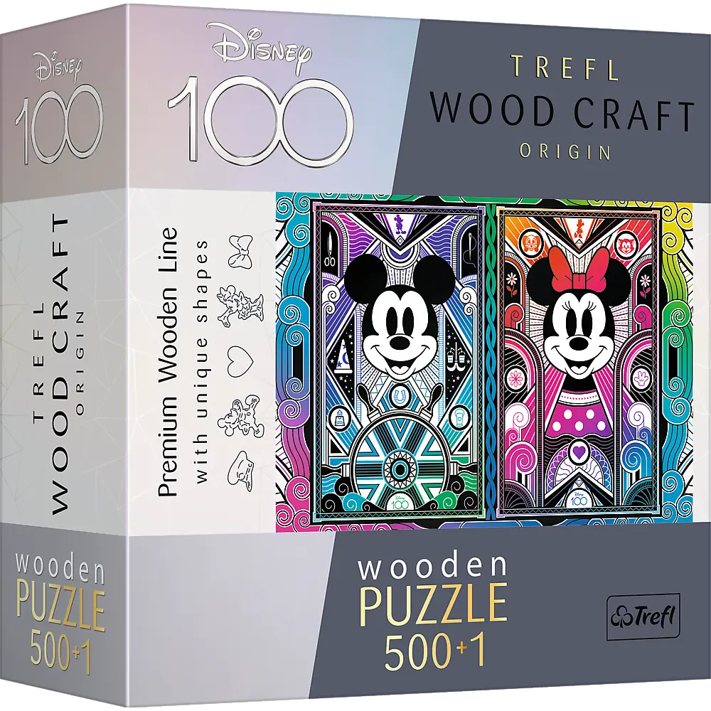 Mickey and Minnie Mouse Wooden Puzzle (501)