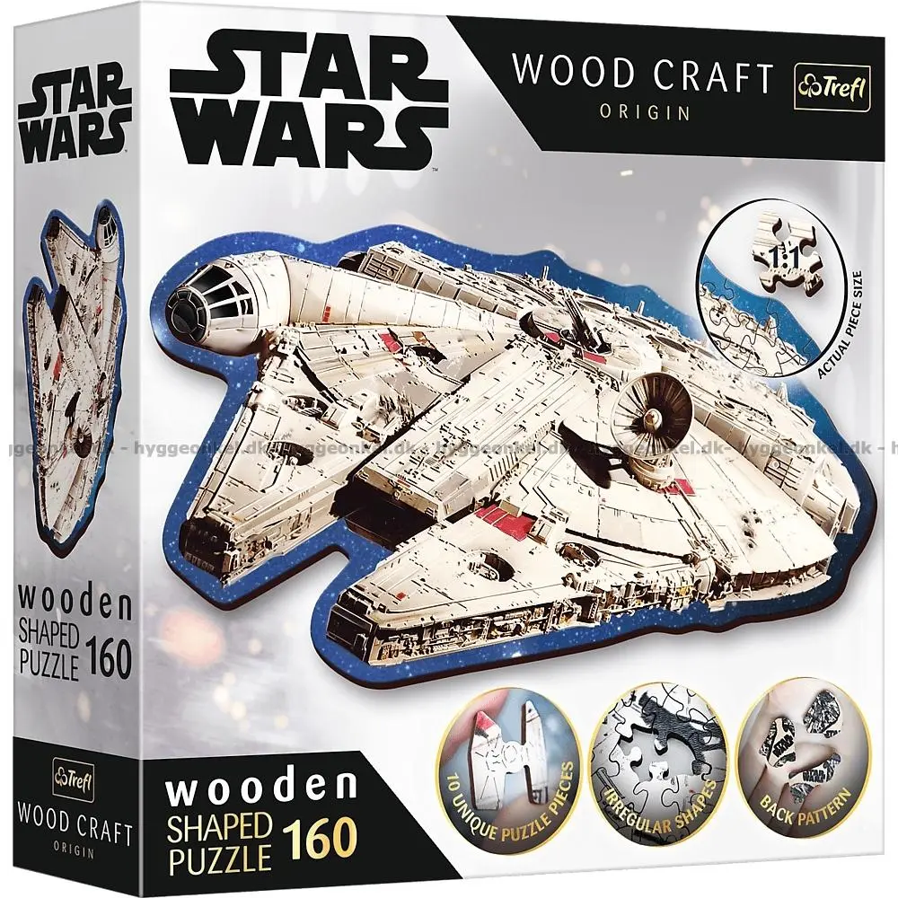 Millennium Falcon Shaped Wooden Puzzle (160)