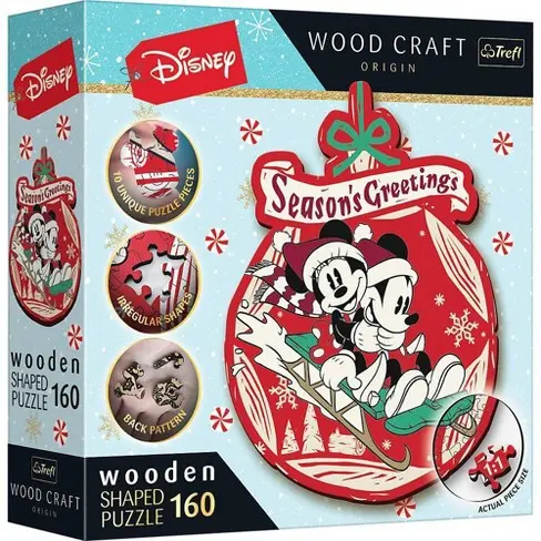 Christmas Adventure Shaped Wooden Puzzle (160)