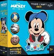 Mickey Mouse Shaped Wooden Kids Puzzle (50)