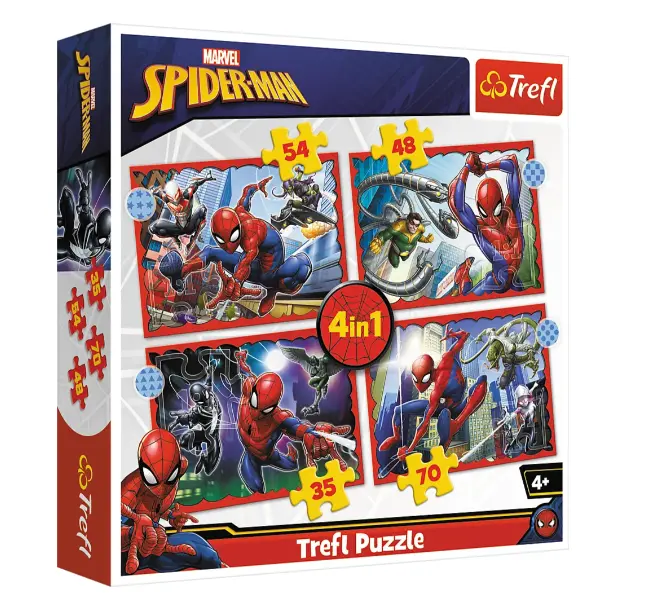 Heroic Spider-Man 4-in-1 Puzzle