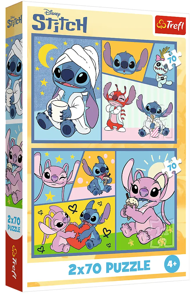 There's No Boredom With Stitch Puzzle (2x70)