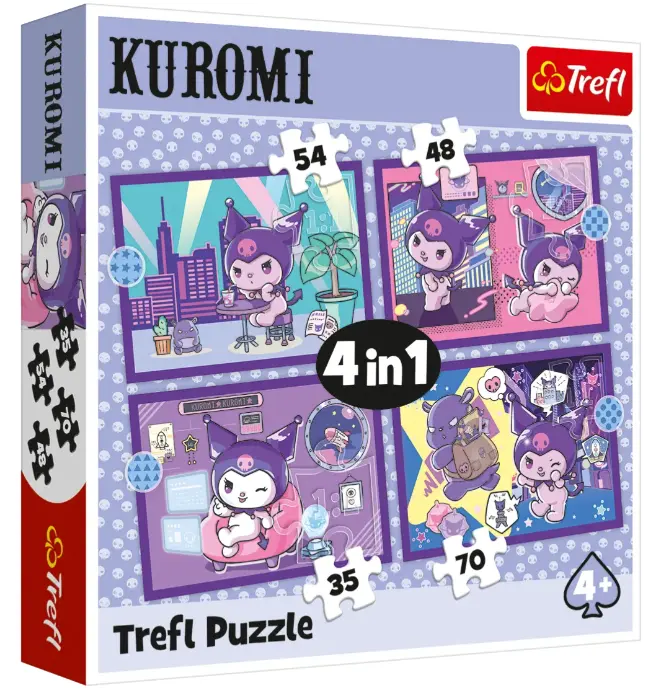 Day With Kuromi 4-in-1 Puzzle