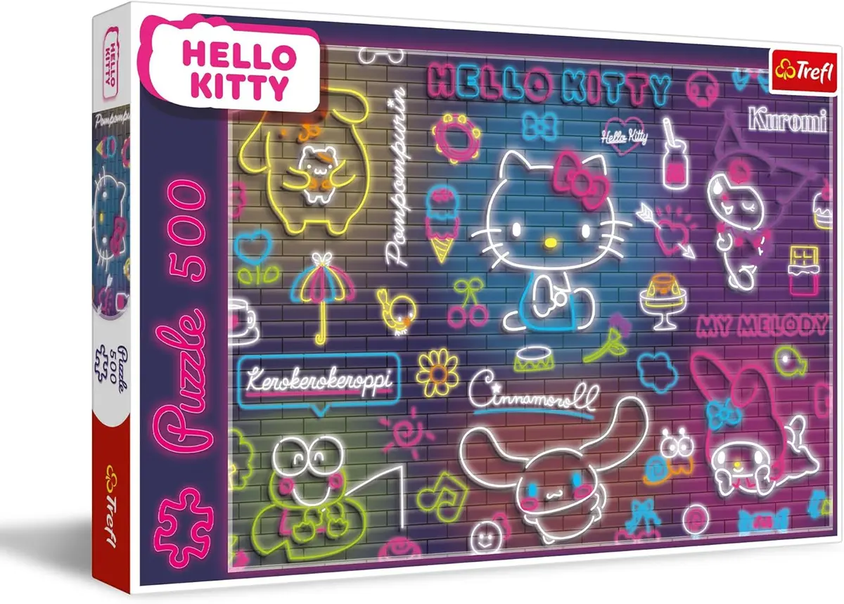 Neon Hello Kitty Puzzle (500)