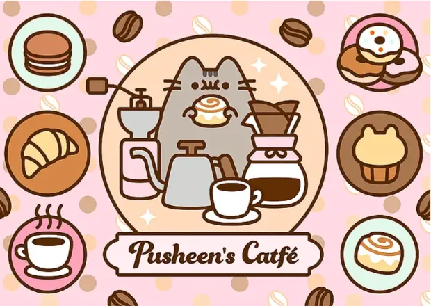 Pusheen's Café Puzzle (500)