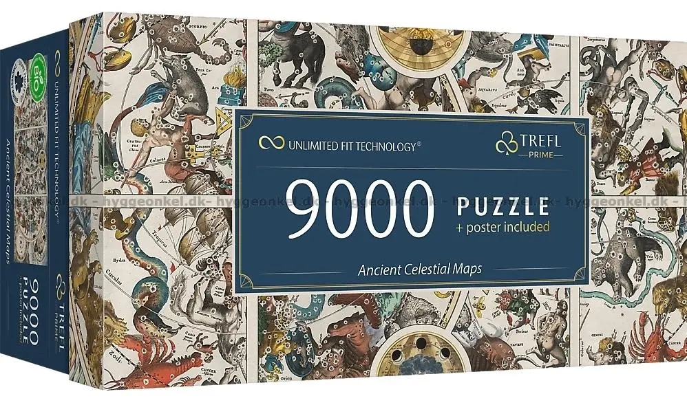 Ancient Celestial Maps Puzzle (9000)