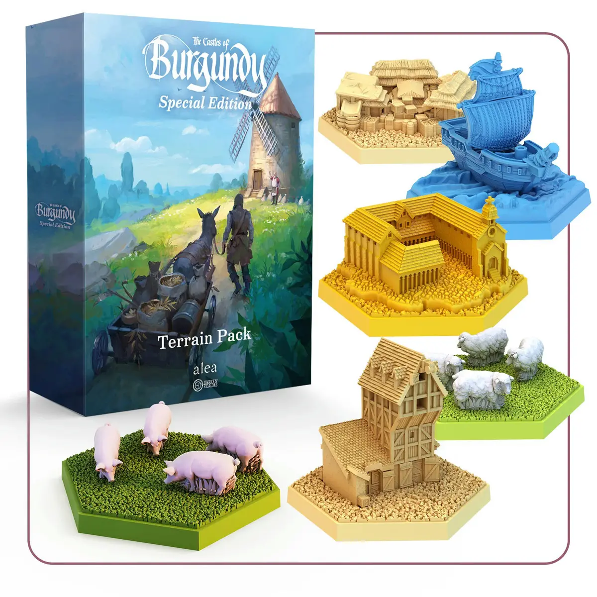 Castles of Burgundy Terrain Pack