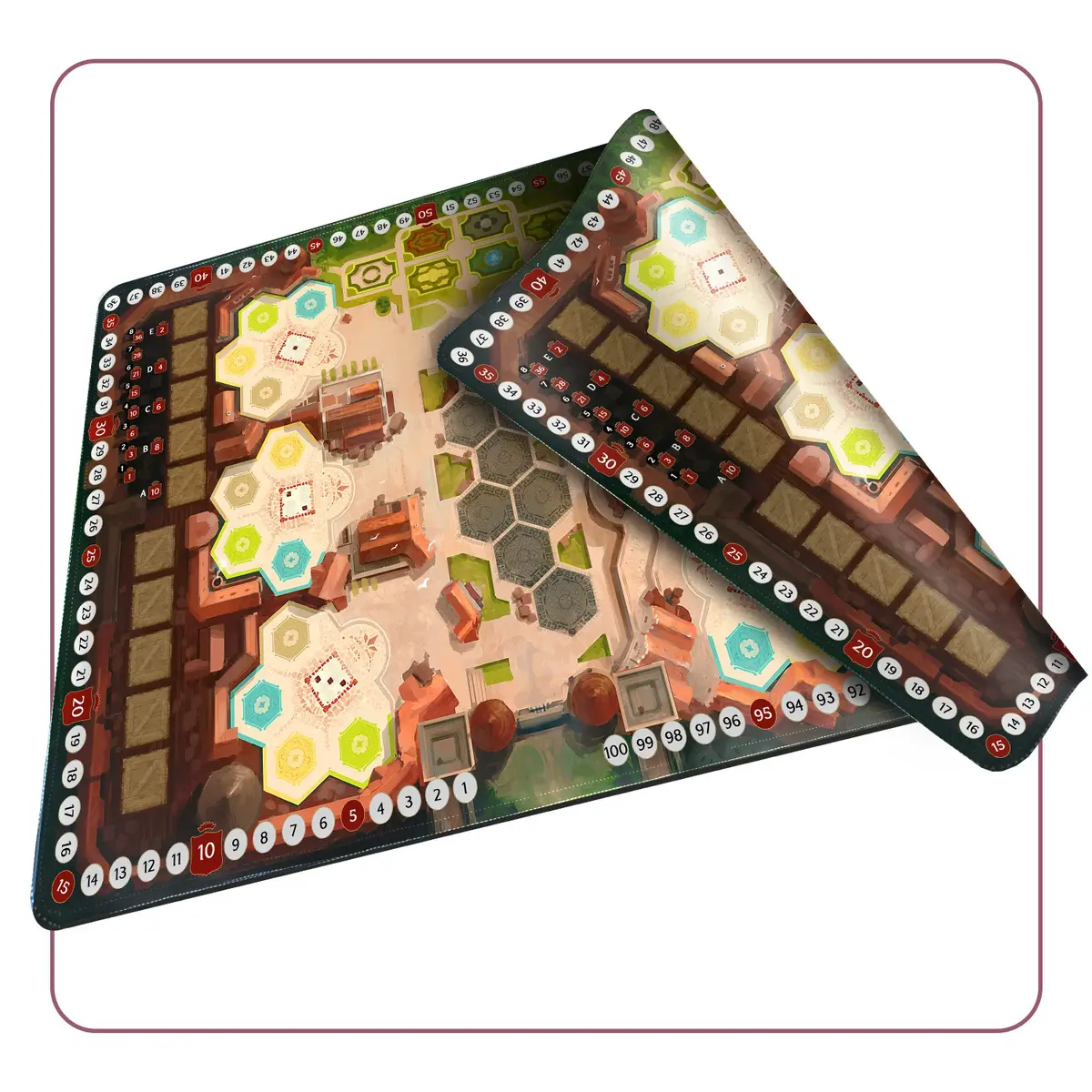 Castles of Burgundy Playmat