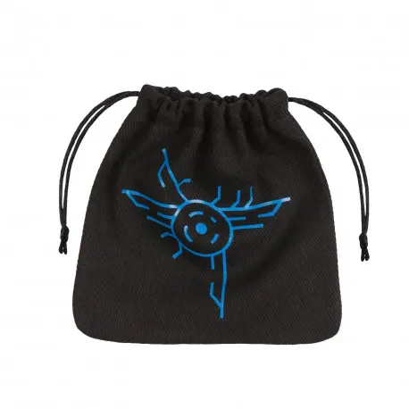 Galactic Black & Blue Dice Bag Terningpose
