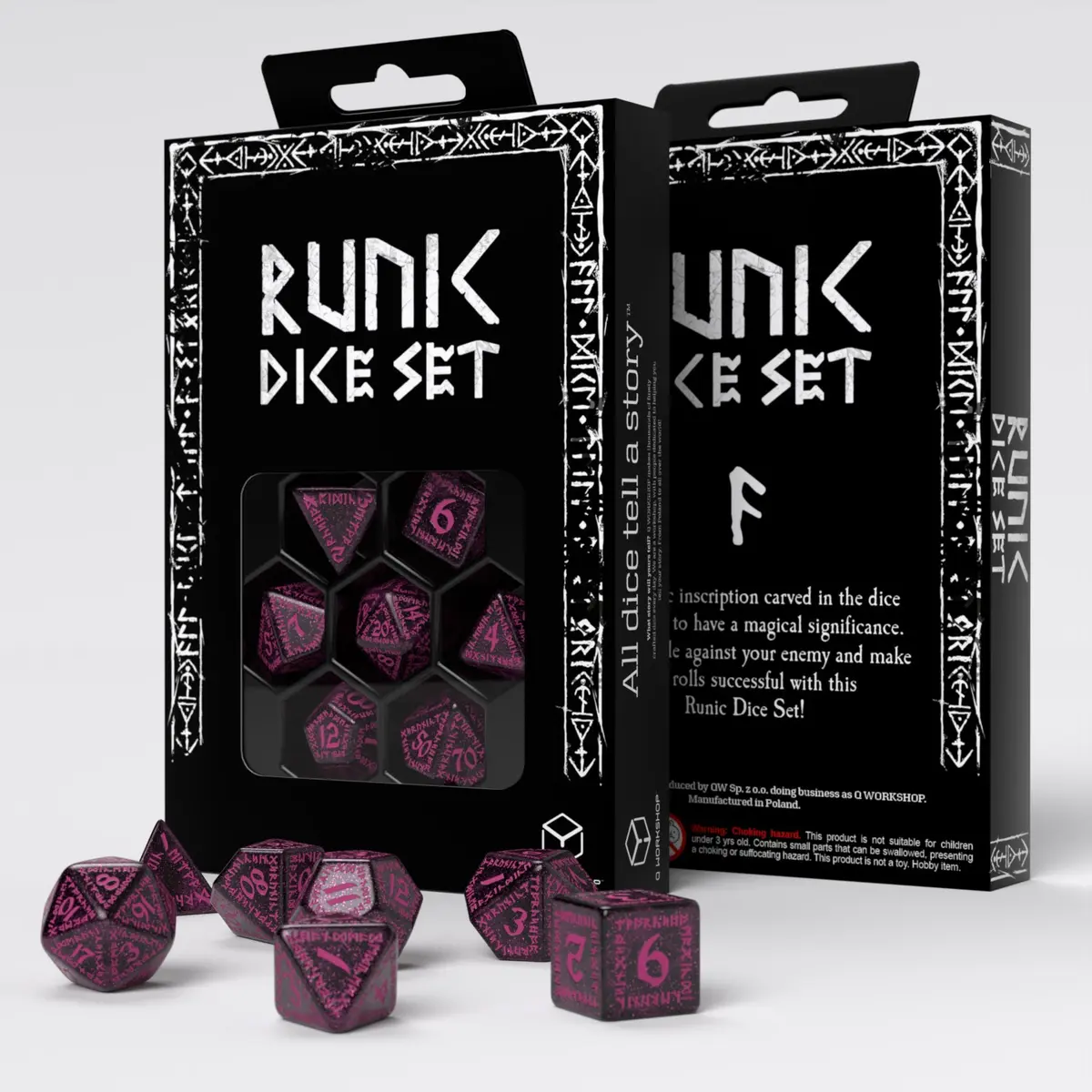 Runic Poly Shimmering Black /Magenta (7)