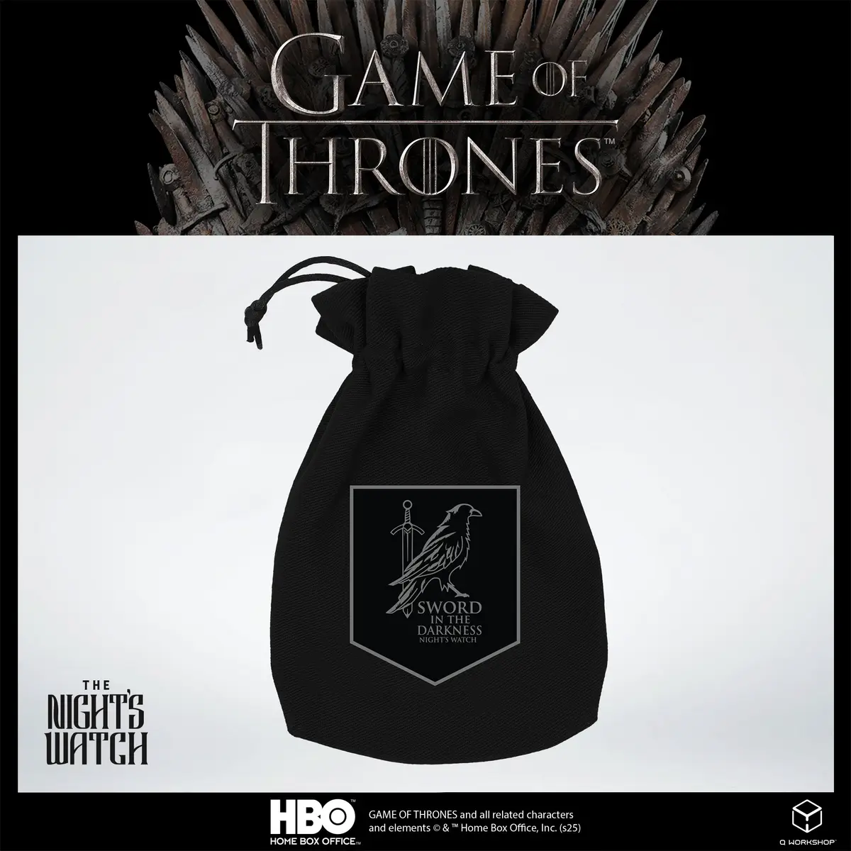 Game of Thrones Night's Watch Dice Pouch