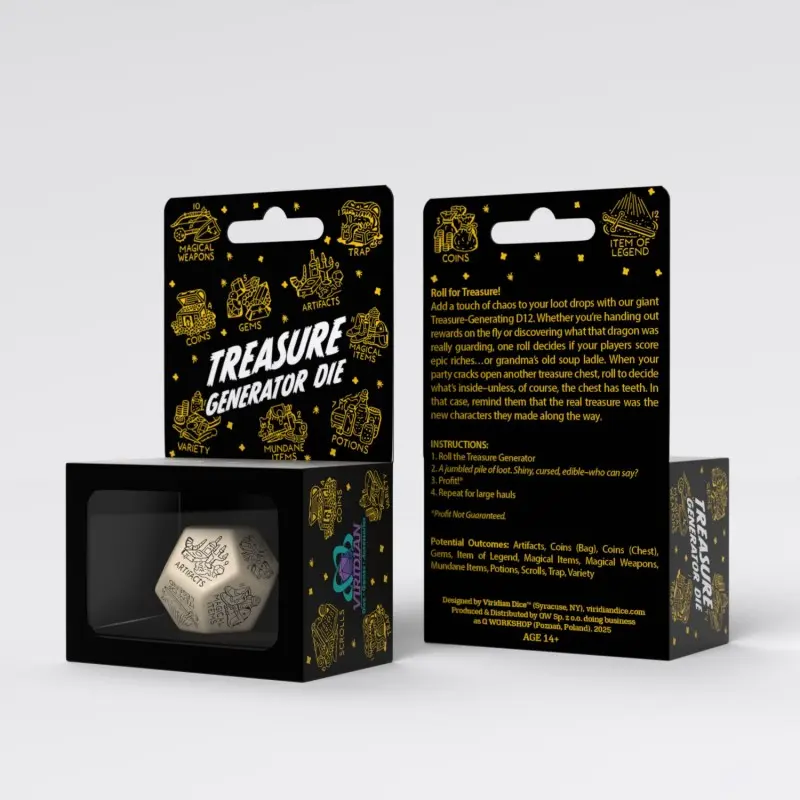 Treasure Generator Die Beige /Black