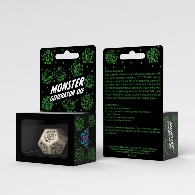 Monster Generator Die Beige /Black