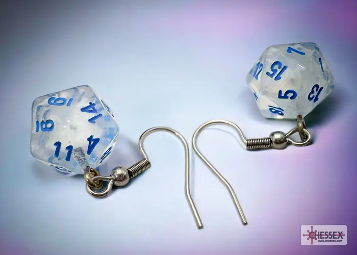 Hook Earrings Borealis Icicle Mini D20 Pair Øredobber