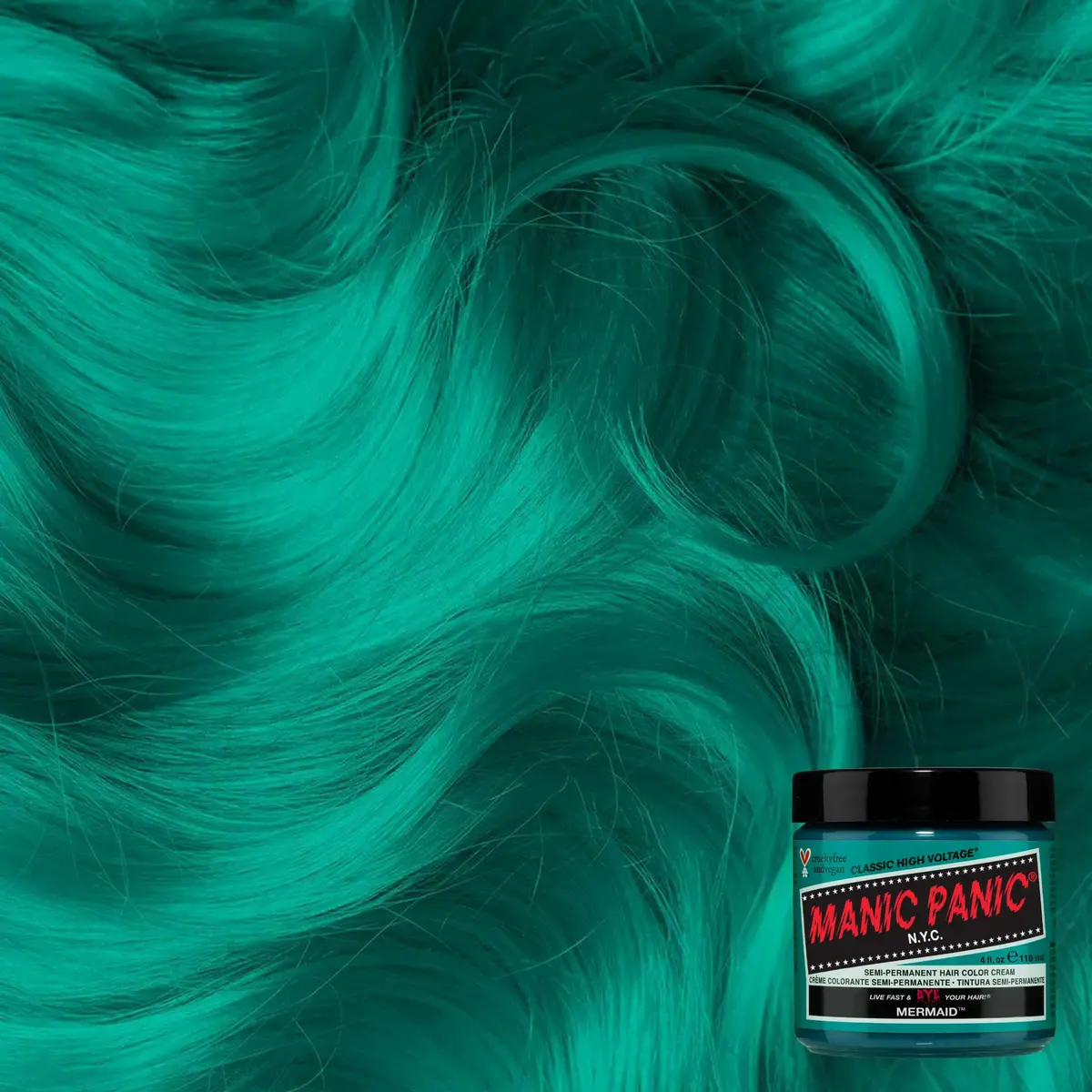 Mermaid Classic High Voltage Hair Dye