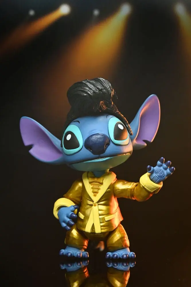 Stitch in Gold Suit Elvis Costume Action Figure 18 cm