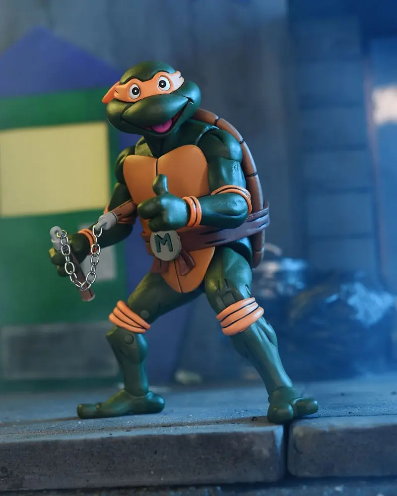 Michelangeo Cartoon Ultimate ActionFigure 18 cm