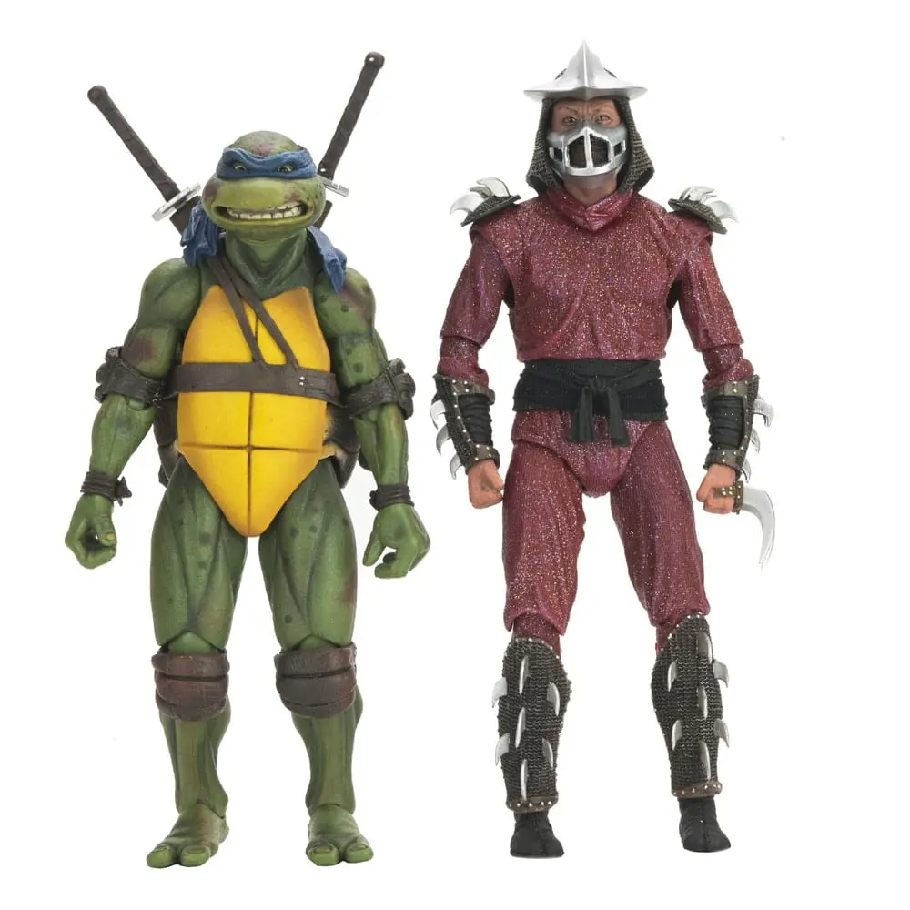Shredder vs Leonardo Roof Top Battle Action Figure 2-Pack 18 cm