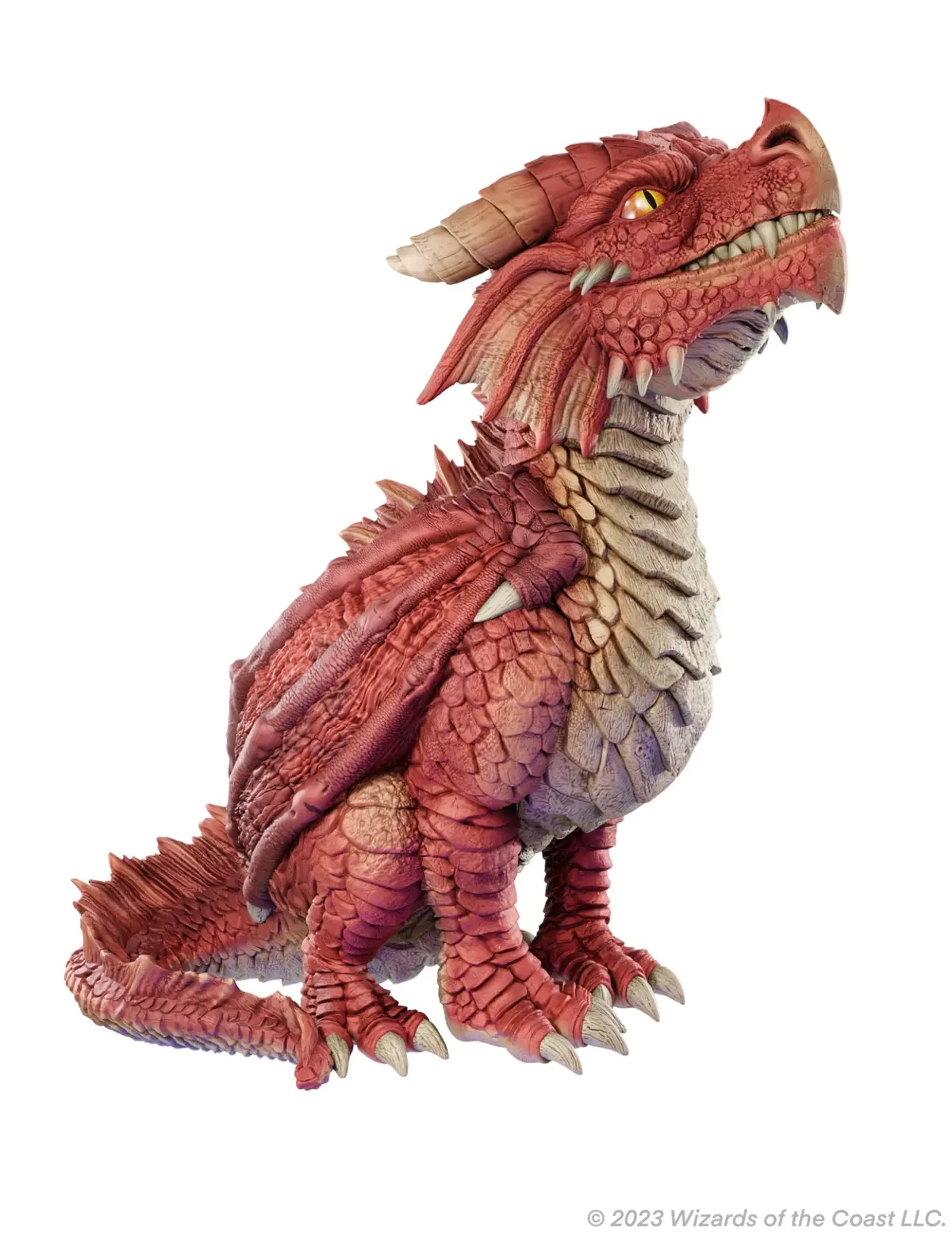D&d Replicas Realms Red Dragon Wyrmling Figure 50th Anniv