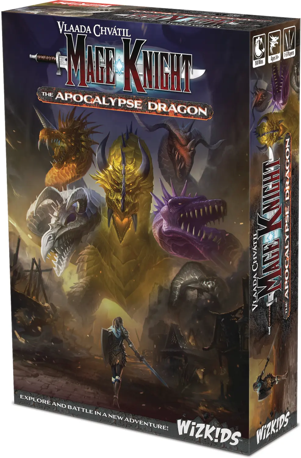 Mage Knight Apocalypse Dragon Board Game Exp Set
