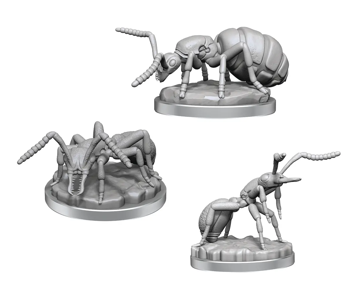 Giant Ants (Wave 21) Wizkids Deep Cuts Unpainted Miniature