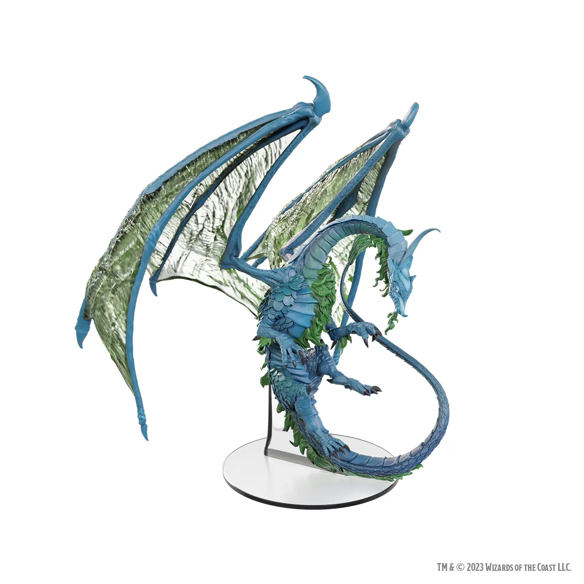 D&d Icons Realms Adult Moonstone Dragon Mini