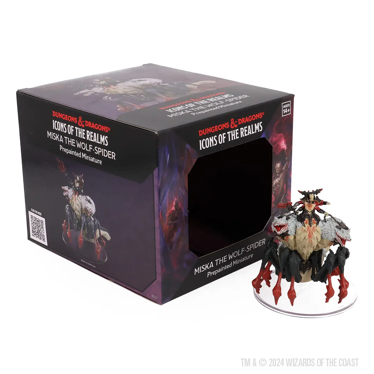 D&d Icons Realms Miska Wolf Spider Boxed Mini