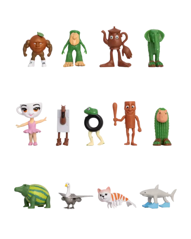 Italian Brainrot Figure + 3 Cards Blind Bag