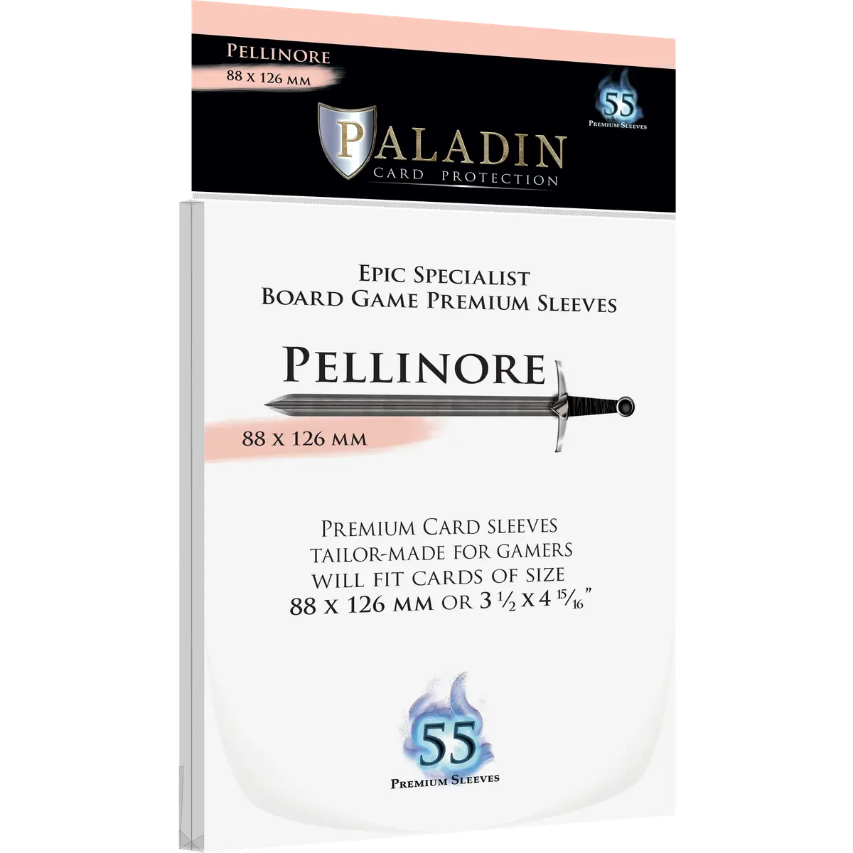 Paladin Pellinore Board Game Sleeves 88x126mm (55)