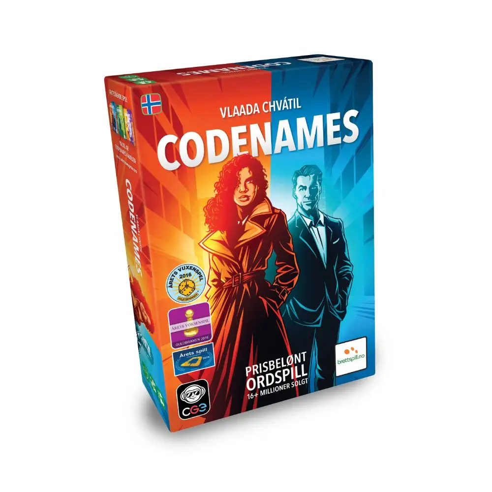 Codenames 2nd Edition Norsk Utgave