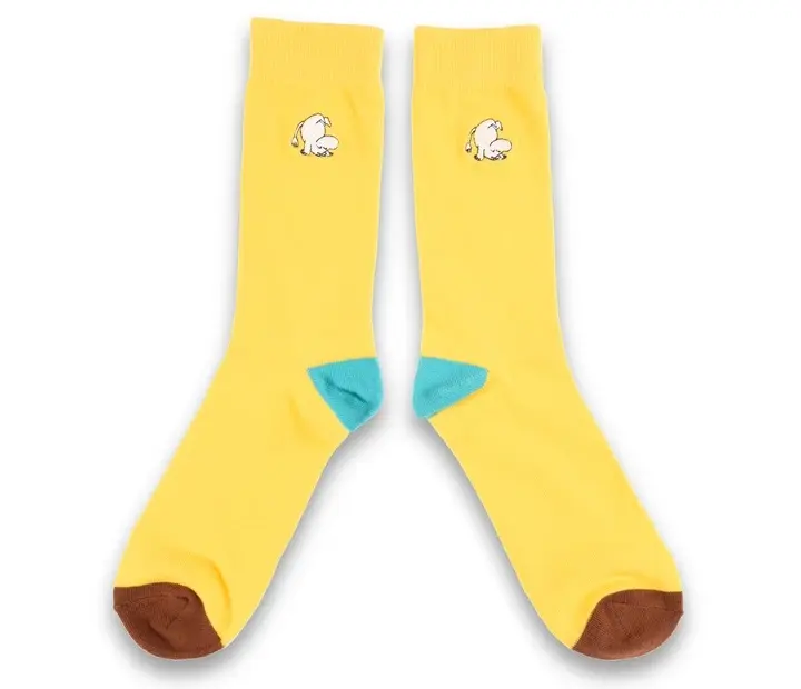 Moomin Embroidery Socks