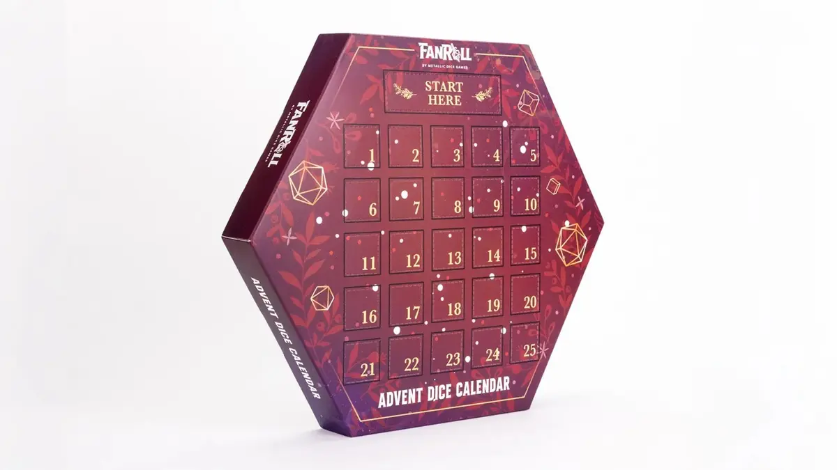 Terning Adventskalender 2024 Metallic Dice Games