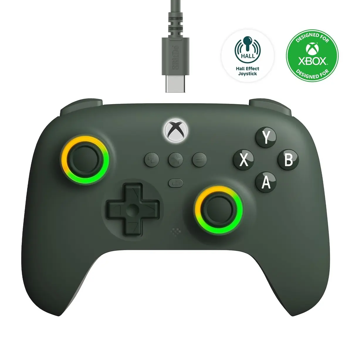 C Wired Xbox Gamepad Dark Green