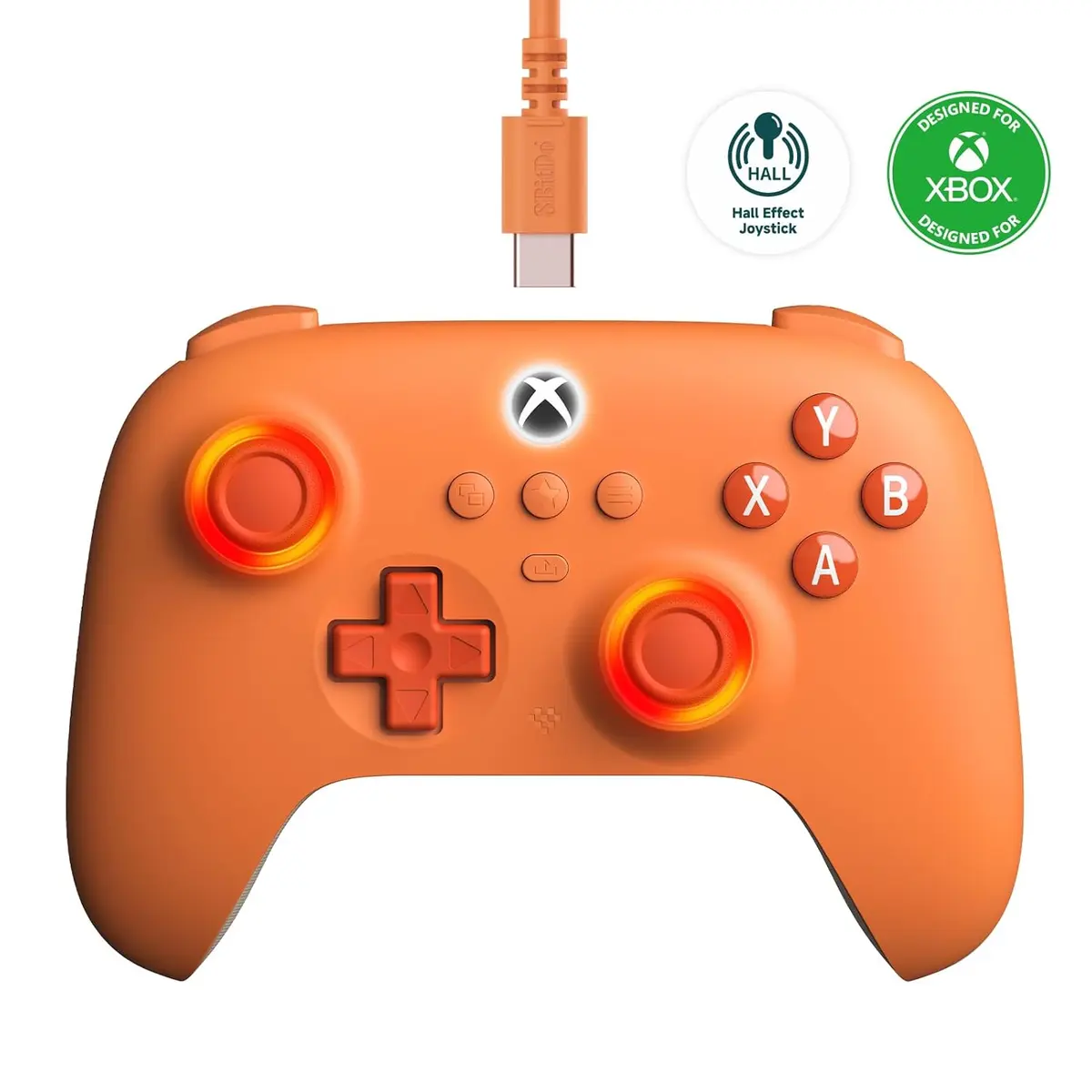 C Wired Xbox Gamepad Orange