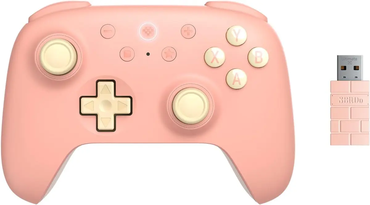 8BitDo Ultimate 2C Wireless Pad Peach