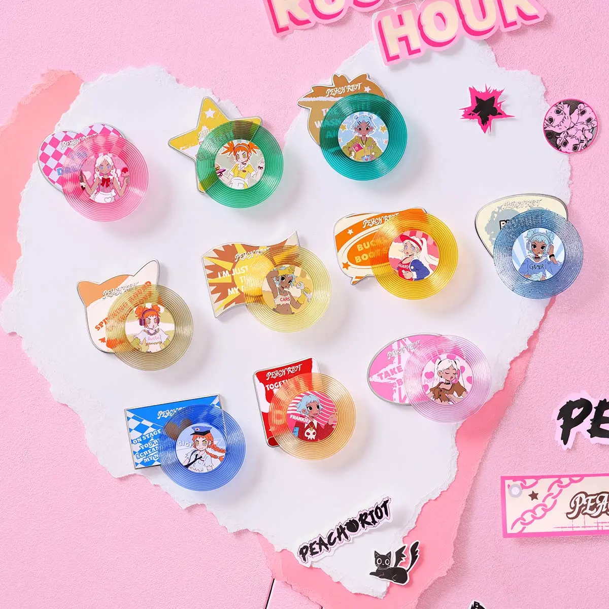Peach Riot Rush Hour Series-Fridge Magnet Blind Box