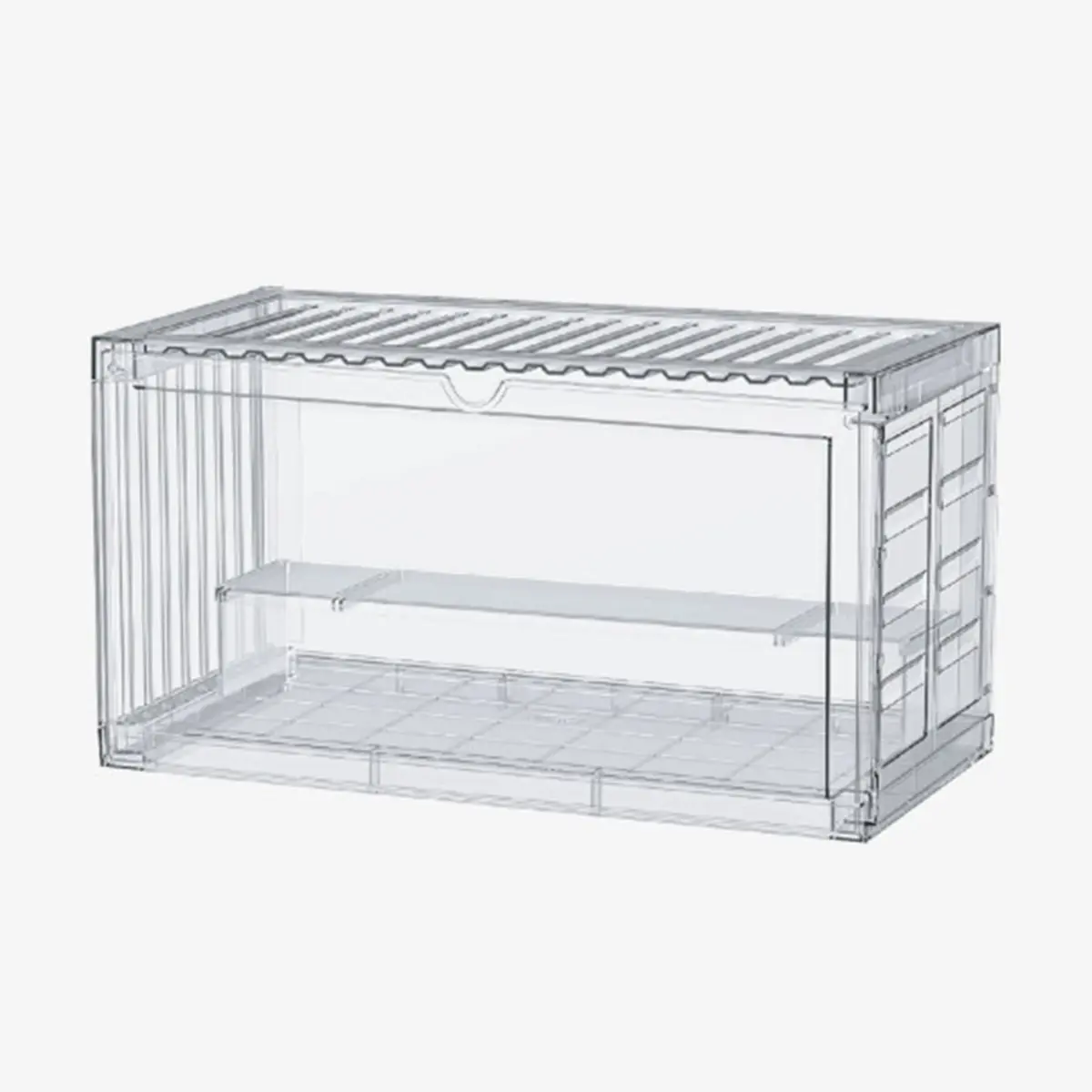 Clear Figurine Display Box 35x19x17 cm