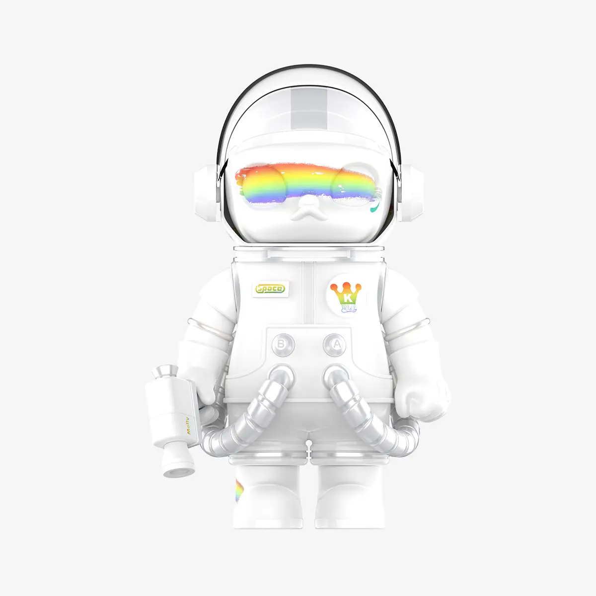 Mega Space Molly 400% Rainbow Figure 30 cm