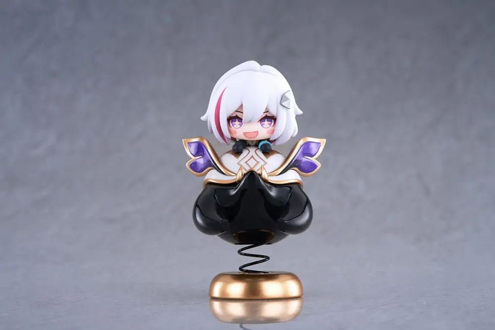 Hu Tao Chibi Topaz & Numby Chibi Chara Yuraura Stand PVC Statue 10 cm