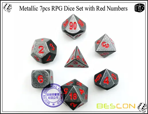 Metal Poly Ancient Nickel /Red (7)